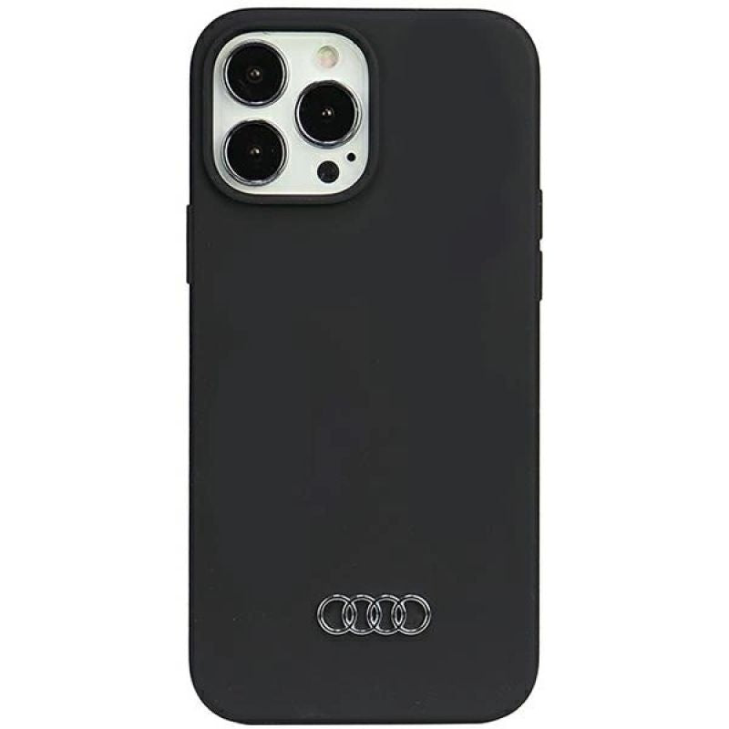 Audi Silicone Case iPhone 13 Pro Max 6.7" /black hardcase AU-LSRIP13PM-Q3/D1-BK fekete táska