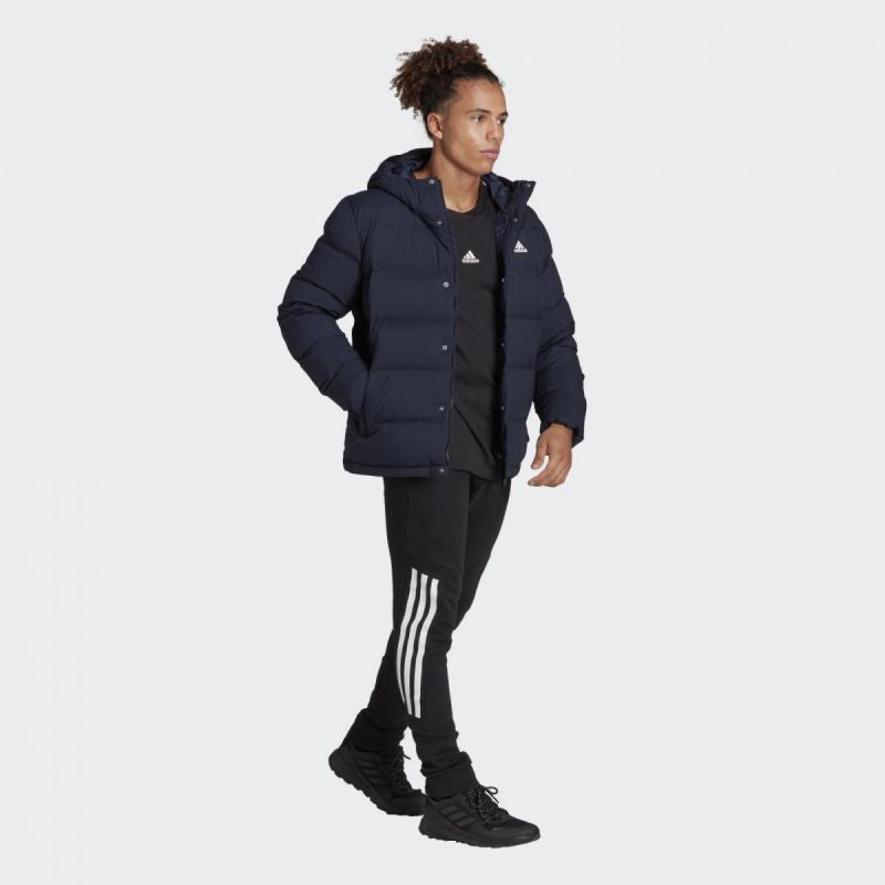 adidas Jacket adidas Helionic Hooded Down Jacket M HG8750 Kabát