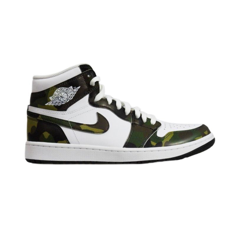 AIR Jordan 1 High Golf Camo Men's Sneakers - ruházat