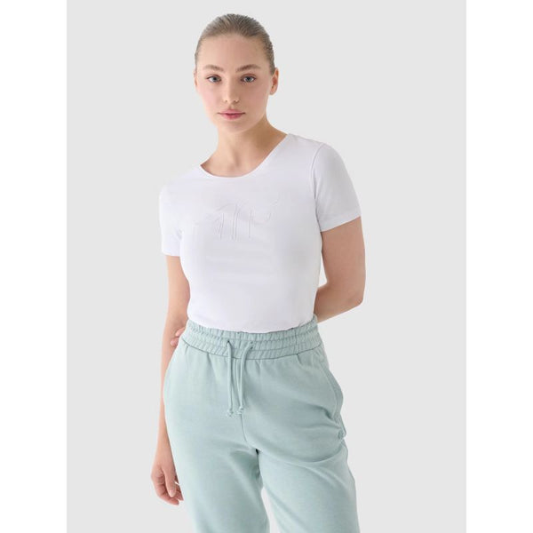 4f Slim T-shirt with print for women 4FWMM00TTSHF1846-10S General