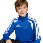 adidas Tiro 26 League Training Top Blue and White JY7162 Kids' Sweatshirt 104cm pulóver