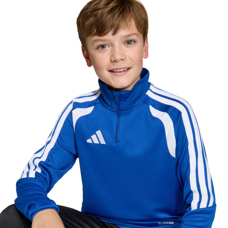 adidas Tiro 26 League Training Top Blue and White JY7162 Kids' Sweatshirt 104cm pulóver