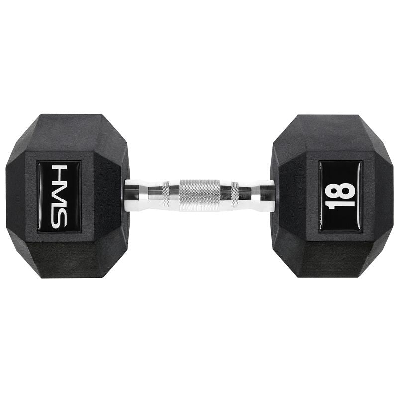 HMS HEX PRO dumbbell 18 kg szürke póló 17-66-118