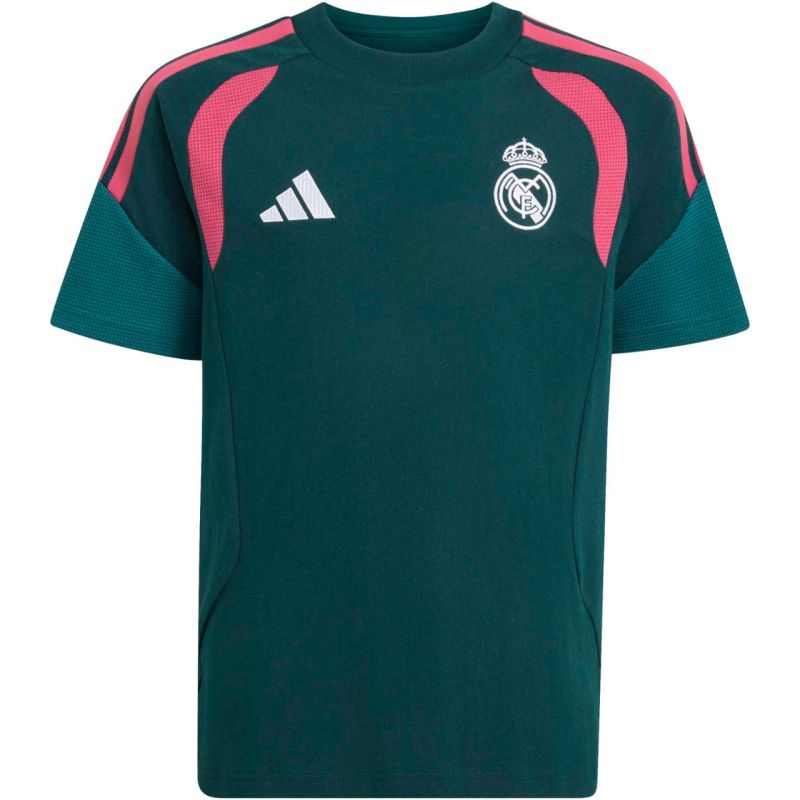 Adidas Real Madrid 26/27 Tiro 26 Sweat Tee for kids dark zöld gyerek póló KZ2483