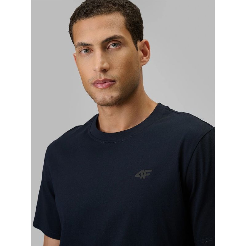 Men's regular plain T-shirt 4F 4FRSS26TTSHM4087-31S shirts