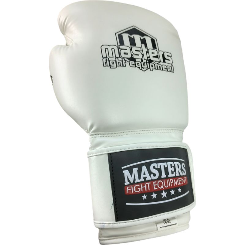 MASTERS FIGHT EQUIPMENT RPU-WHITE boxing gloves fehér kesztyű 013605-12