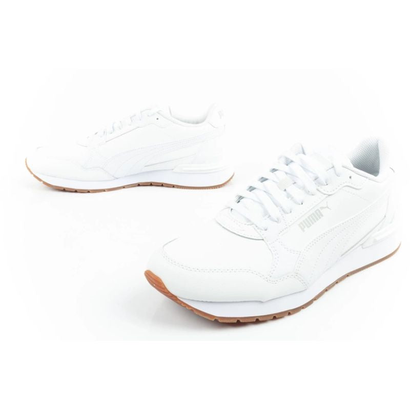 Puma ST Runner v4 sports shoes sneakers men's white leather fashionable Cipő