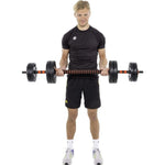 Pure 2 Improve Foldable Composite Bar Bell 30kg dumbbell, strength training equipment, training equipment