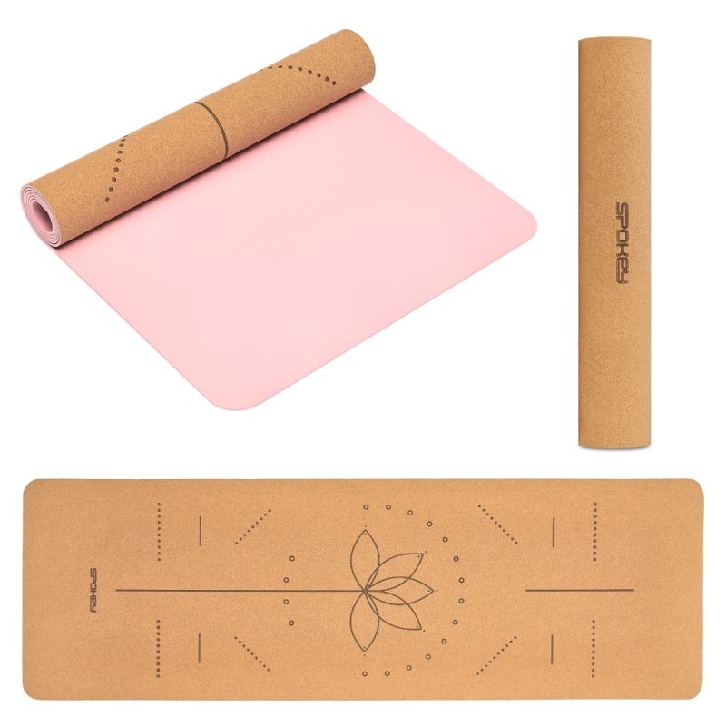 Spokey SAVASANA Cork Fitness Mat for Exercise and Yoga Kiegészítő