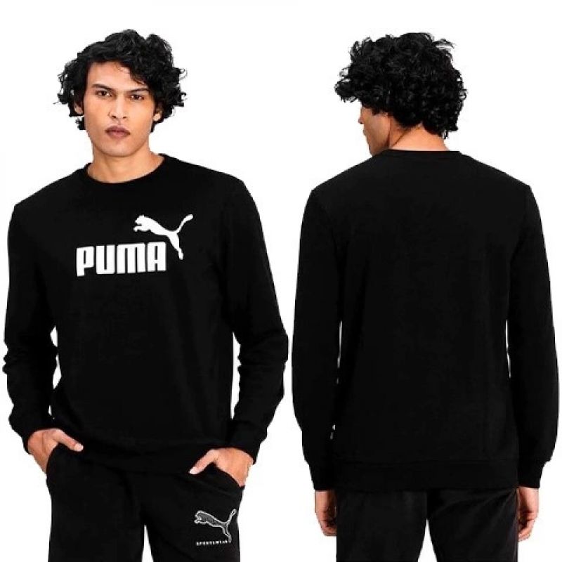Puma ESS Big Logo Crew M sweatshirt 586680 01 Pulóver