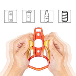 Rockbros FK338 Bike Bottle Holder - Red and Yellow czerwony || żółty water bottles, training equipment