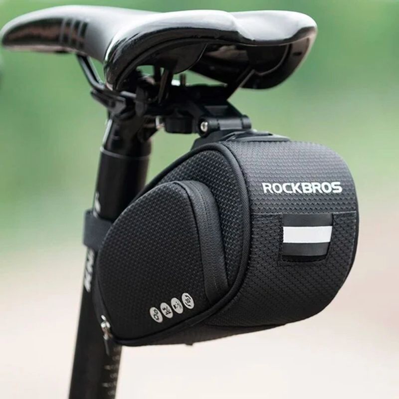 Rockbros C40 bicycle under the saddle - black fekete táska