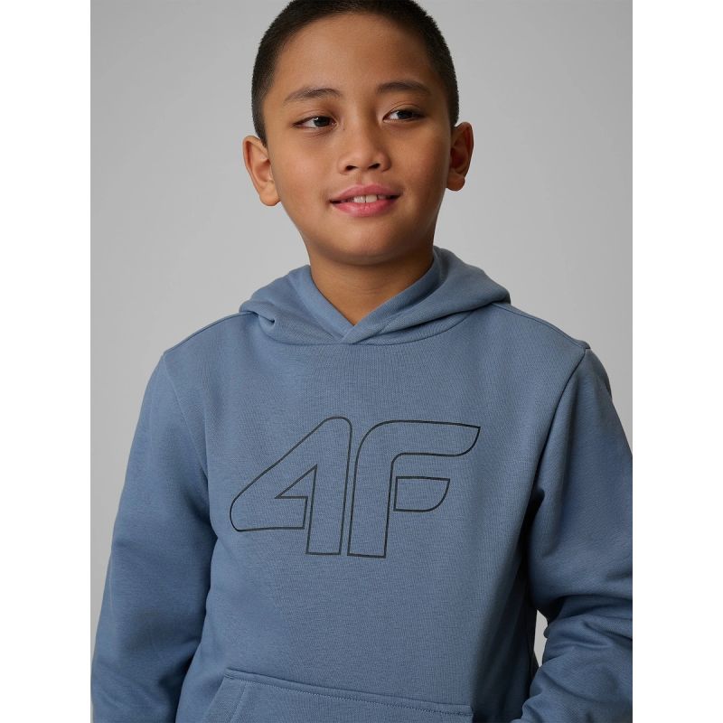 Boy's regular hooded sweatshirt 4F 4FJRSS26TSWSM2748-32S sweatshirts