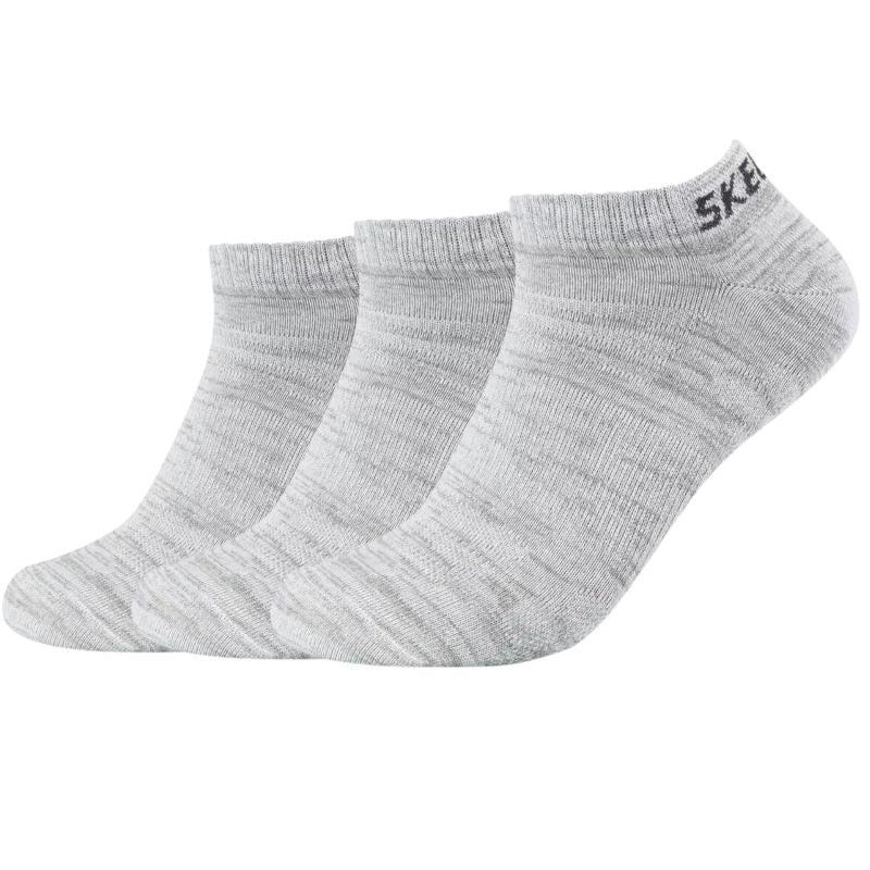 Skechers 3PPK Mesh Ventilation Socks szürke zokni