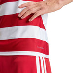 Adidas Men's Hooped 26 Jersey White-Red piros férfi póló KF3388