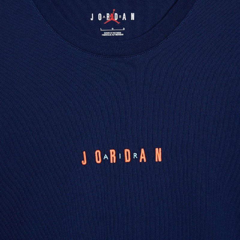 jordan Air Jumpman Embroidered Air Crew Navy Blue Men's Sports T-Shirt - sötétkék póló