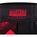 MASTERS FIGHT EQUIPMENT MASTERS PULSE SMMA-P MMA black and red piros rövidnadrág SMMA-P-0102-M