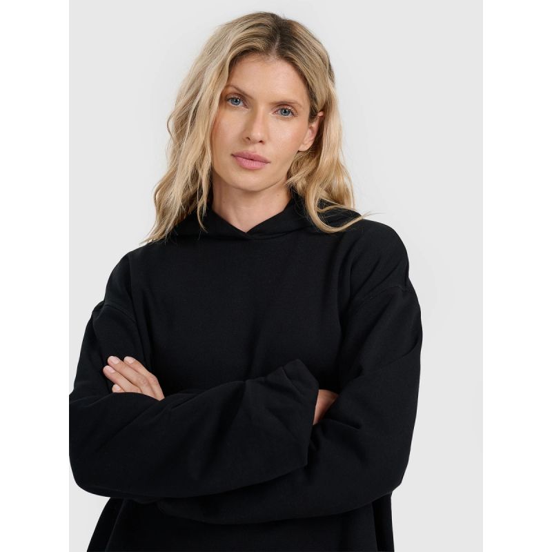 4f Women's sweatshirt with hood, open, 4FRAW25TSWSF2462-20S General