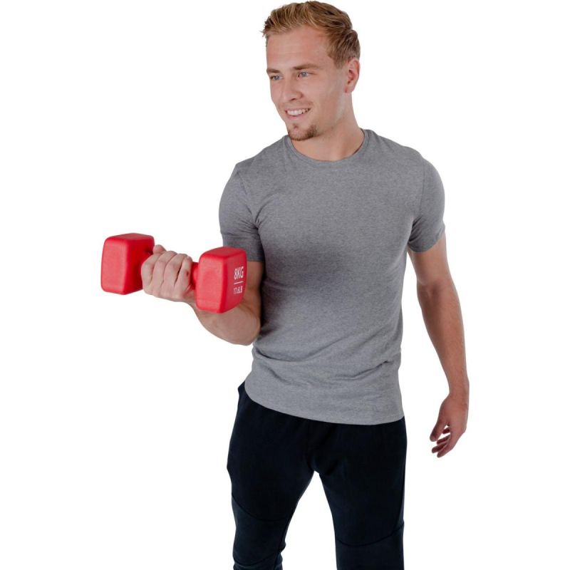Pure 2 Improve NEOPRENE Dumbbell 8KG dumbbell, strength training equipment, training equipment