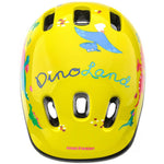 Meteor KS06 Dino bicycle helmet size S 48-52 cm Jr sárga helmets
