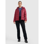 Women's down trekking with Primaloft Silver filling 4F 4FRAW25TDJAF0792-60S szürke kabát