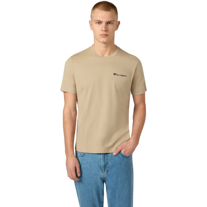 Champion SS Tee Beige Men's T-Shirt 221798 MS041 bézs póló