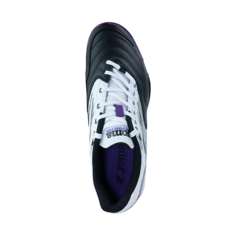 Joma Cancha 2601 Turf Football Boots Black and White fehér focicipő CANS2601TF