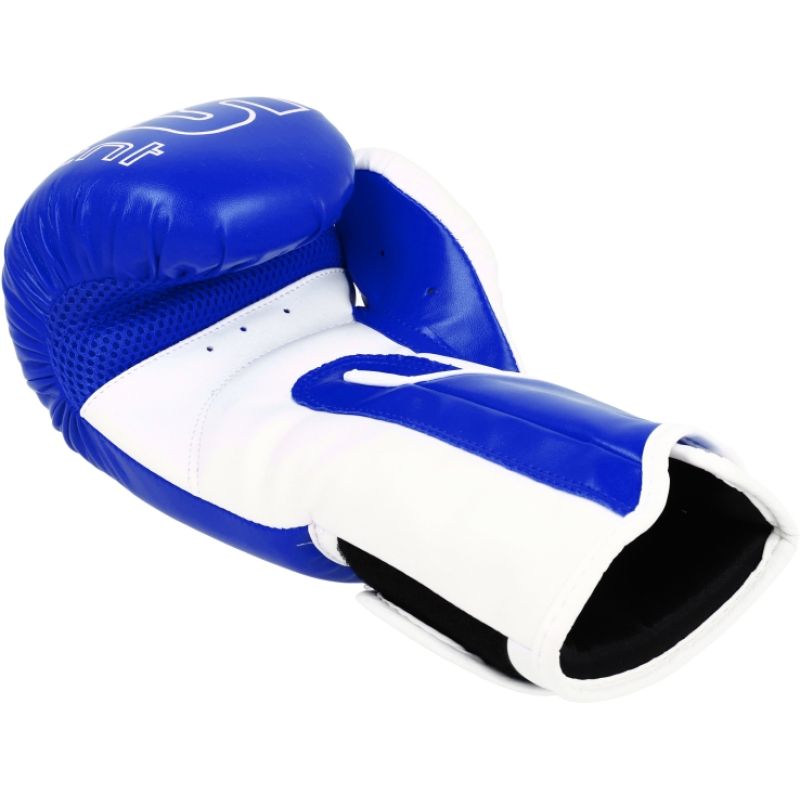 MASTERS FIGHT EQUIPMENT MASTERS RPU-KM-1 Boxing Gloves 10 oz niebiesko - białe kesztyű 01433-1002