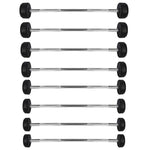 HMS GSG-20 barbell, rubber-coated, 20 kg, szürke póló 17-58-013