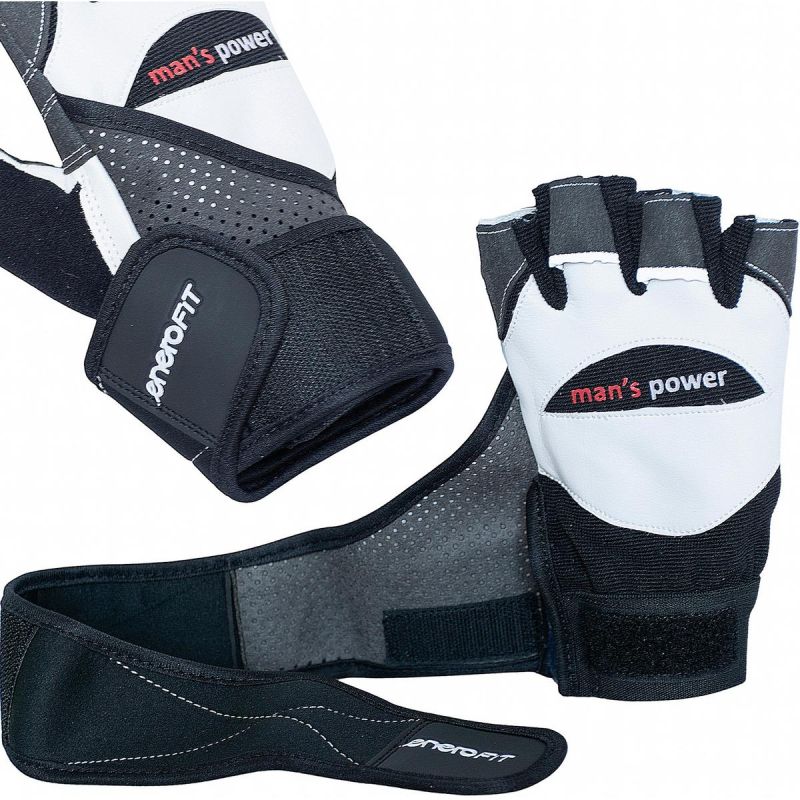 Enero Fitness Gloves Man'S Power Rm Fit fekete kesztyű