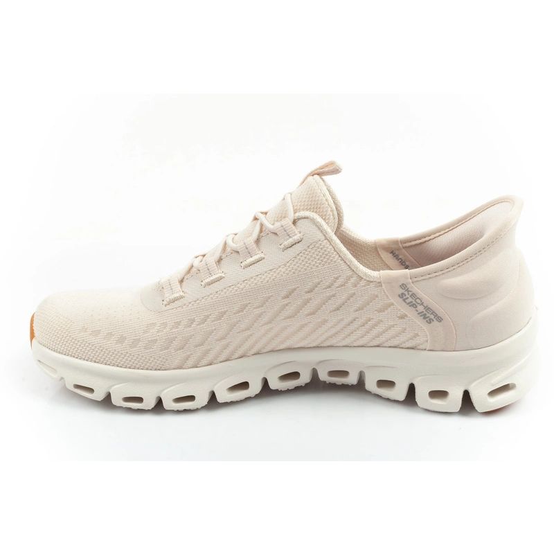 Skechers Glide-Step women's sneakers comfortable ecru slip-ins cipő