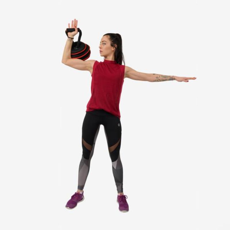 HMS Adjustable Soft Kettlebell 20 lbs KRM20 fekete súlyzó 17-64-810