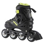 Nils Extreme Nh18191 2in1 Roller Skates Black-Lime Size M (34-38) With Replaceable Hockey Blade