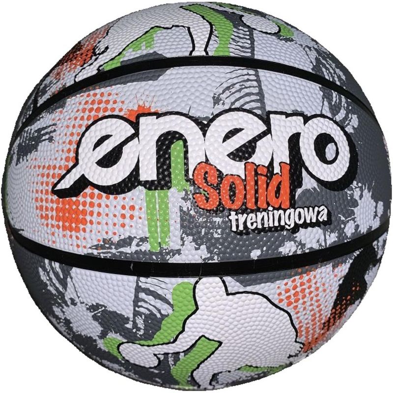 Enero Solid Basketball Size 7 Grey-White fehér labda