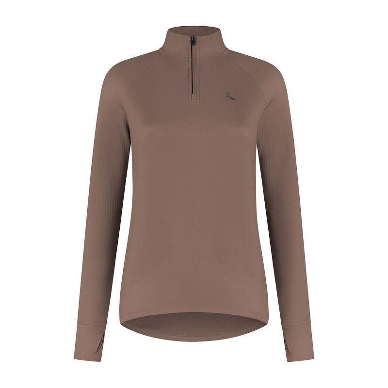 Rogelli ESSENTIAL mocha running sweatshirt kerékpáros ruha SIRR2010002.960.XS