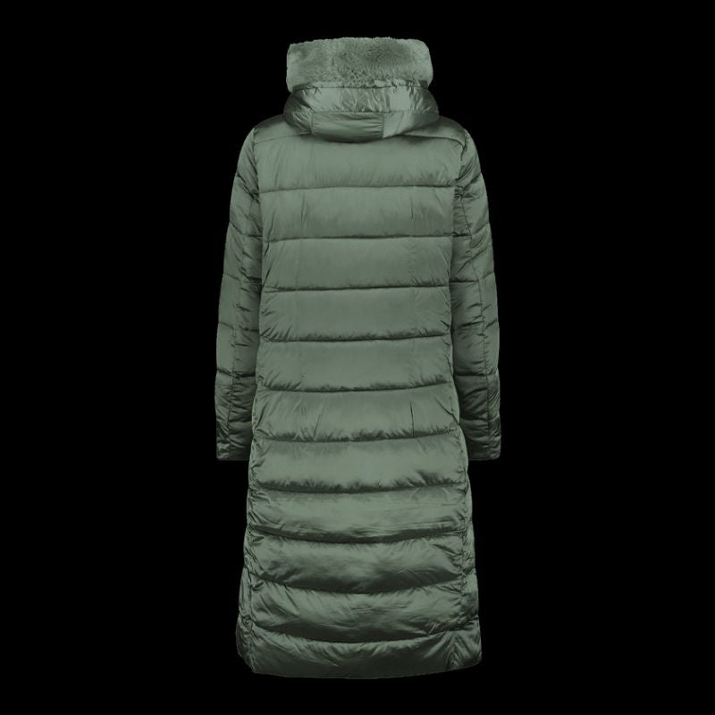 CMP women's winter with hood, insulated coat, long, green ( ) zöld dzseki
