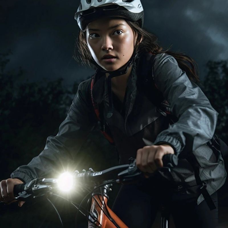 Rockbros Front Bike Light IPX6 - fekete lights, tourist equipment