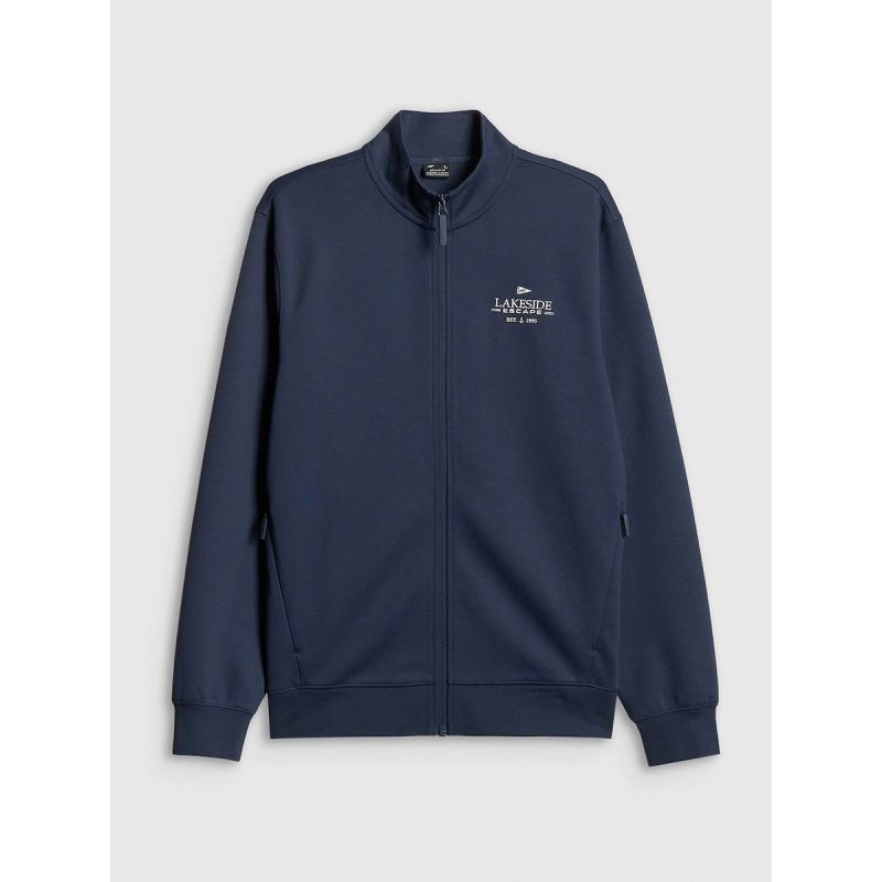 Men's regular sweatshirt without hood 4F