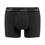 Puma men's boxer briefs 3-Pack black gray comfortable cotton szürke alsónemű
