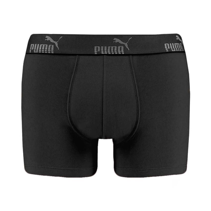 Puma men's boxer briefs 3-Pack black gray comfortable cotton szürke alsónemű