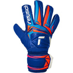 Reusch Attrakt Solid Goalkeeper Gloves Blue 5670515 kék kapuskesztyű