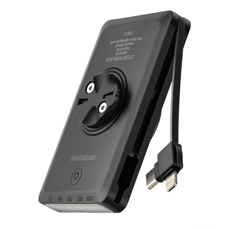 Rockbros JP008 front bike light for counter with power bank 150lm IPX6 - fekete tourist equipment