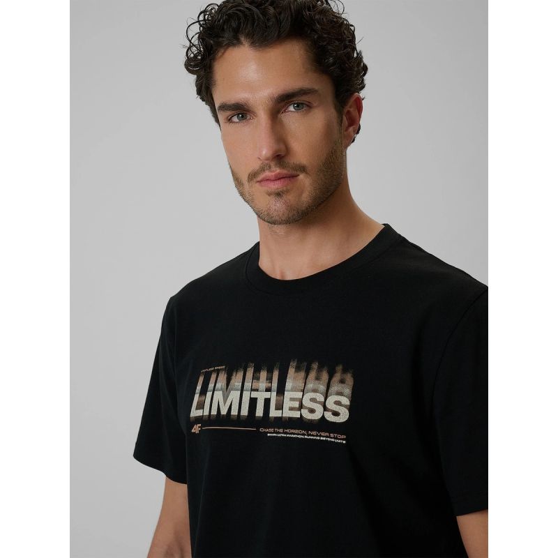 4F Men's regular printed T-shirt férfi póló 4FRSS26TTSHM4227-20S