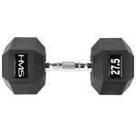 HMS HEX PRO dumbbell 27.5 kg szürke póló 17-66-122