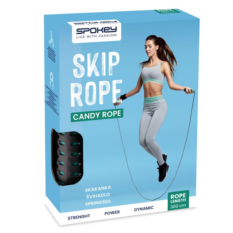 Spokey Candy Rope SPK-943631 skipping rope with bearings Edzőfelszerelés