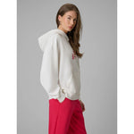 Women's loose sweatshirt with hood 4F