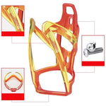 Rockbros FK338 Bike Bottle Holder - Red and Yellow czerwony || żółty water bottles, training equipment
