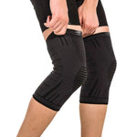 DBX Bushido Elastic knee braces - set of 2 | fekete strippers, sleeves, sets