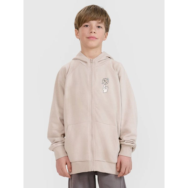 4f Boys' zip-up sweatshirt with hood 4FJRSS25TSWSM2103-83S General