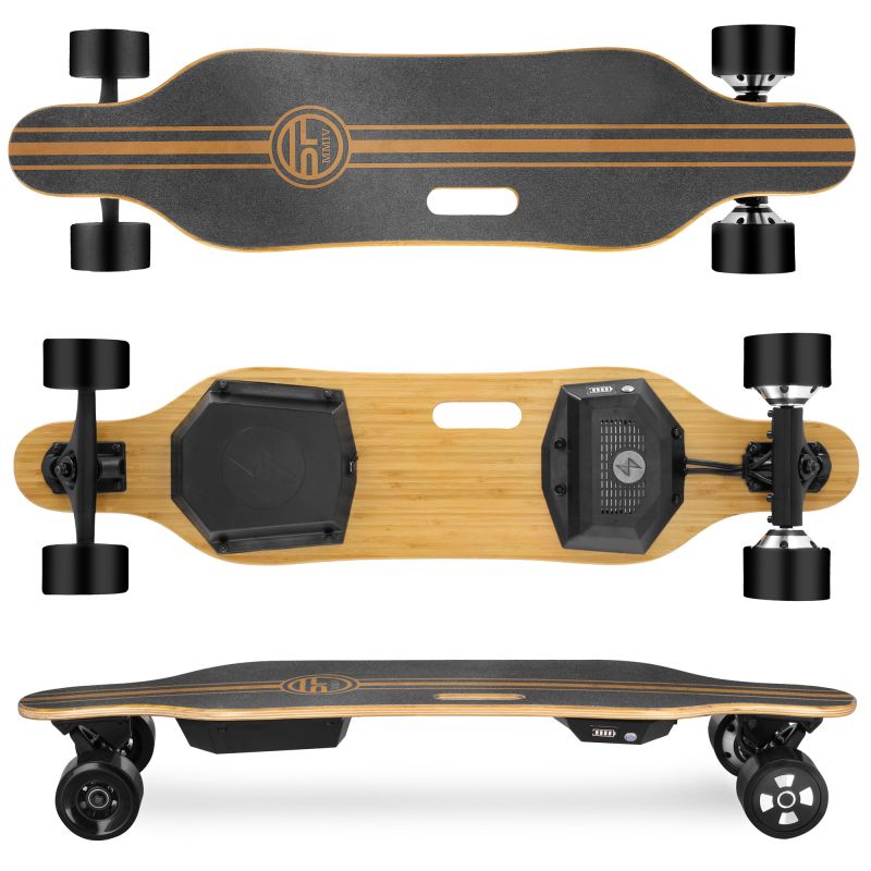 Spokey E-Longbay 941207 Hybrid Electric Skateboard Szabadidő kiegészítő